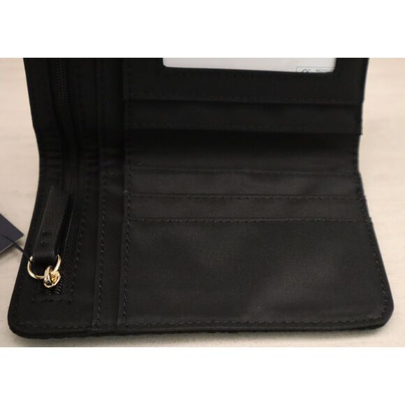 Tommy Hilfiger XW05920-973-0GJ Women's Black Polyester Tri-Fold Wallet - Picture 8 of 10